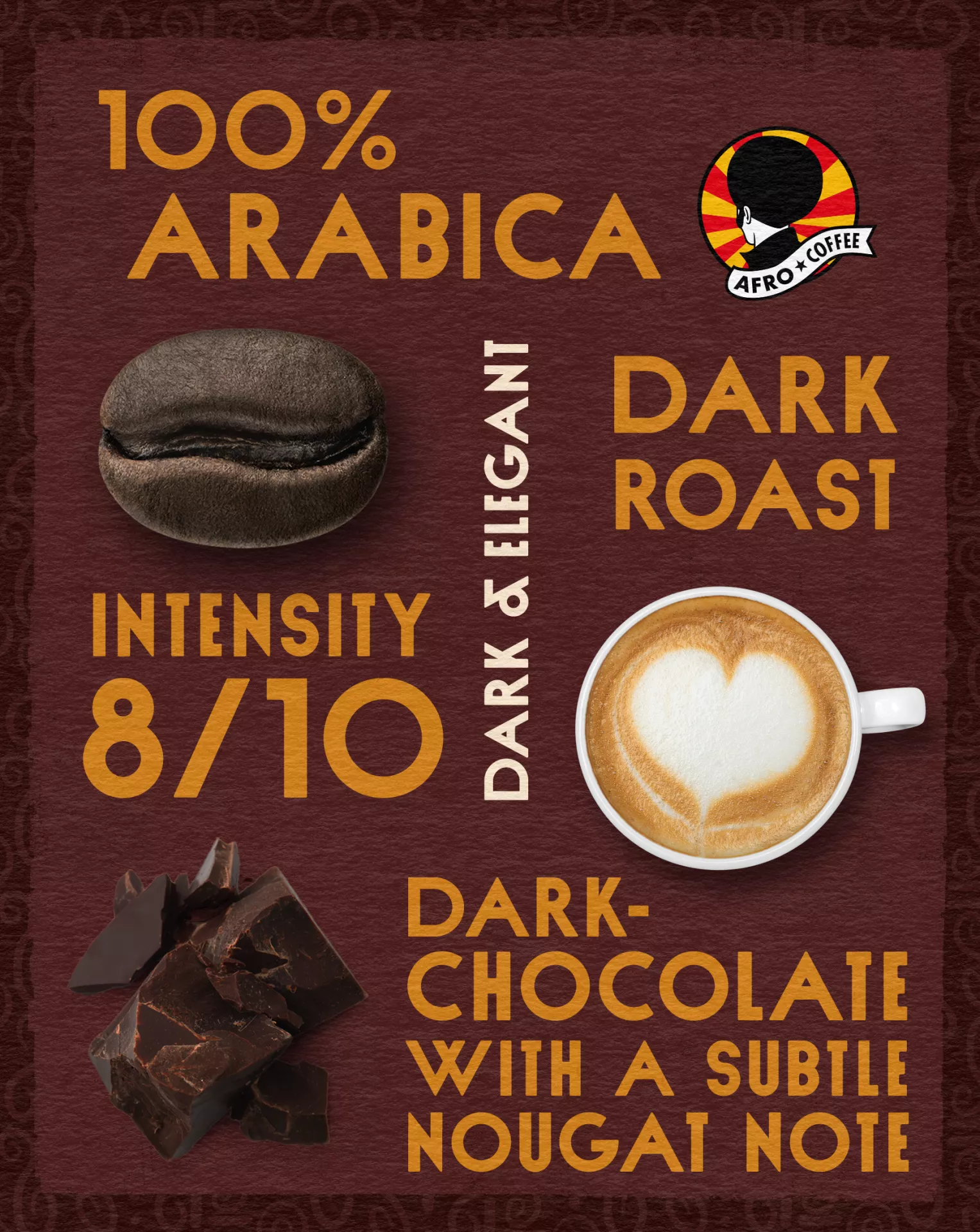 Dark & Elegant Kaffeebohnen, Bio, Fairtrade 500g